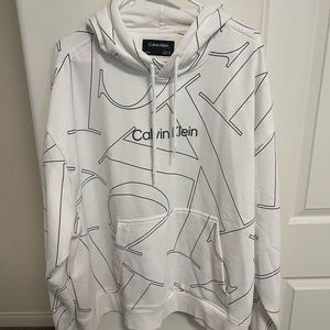 Calvin Klein White Hoodie (Like New)